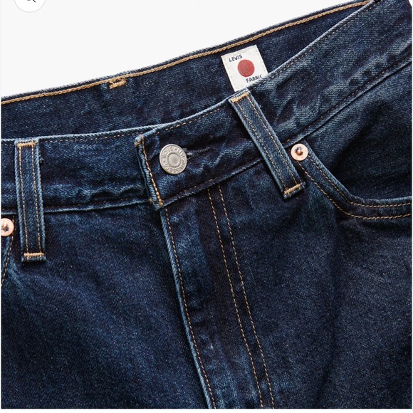 Levi's Women's Blue Tab Made in Japan Selvedge Plank Straight Jeans - Picture 1 of 6